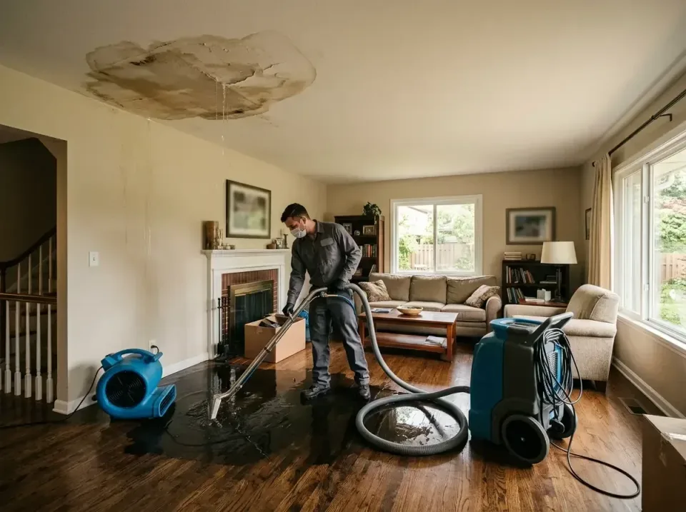 attic-pipe-burst-ceiling-drip-008 — frequently asked questions, Water Damage Restoration & Carpet Care in Northeast Ithaca,…